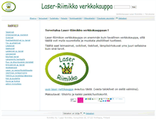 Tablet Screenshot of laserkauppa.riimikko.fi